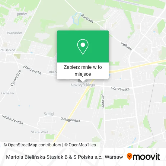 Mapa Mariola Bielińska-Stasiak B & S Polska s.c.