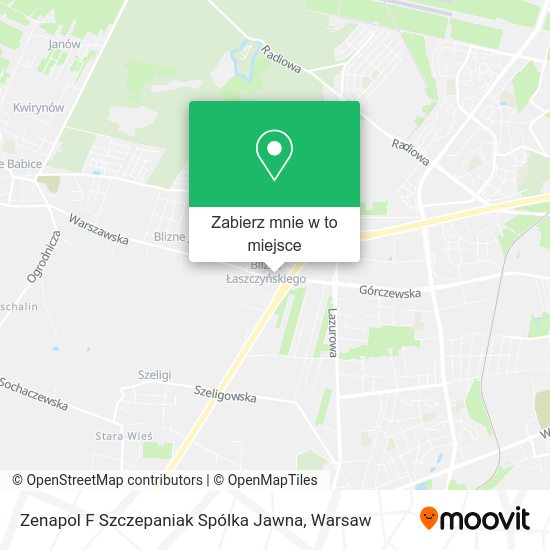 Mapa Zenapol F Szczepaniak Spólka Jawna