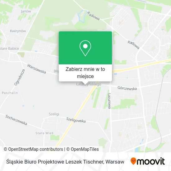Mapa Śląskie Biuro Projektowe Leszek Tischner