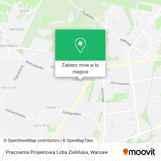 Mapa Pracownia Projektowa Lidia Zielińska