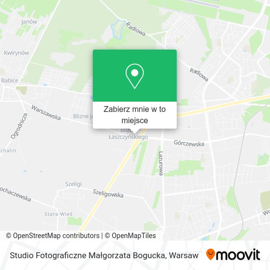 Mapa Studio Fotograficzne Małgorzata Bogucka