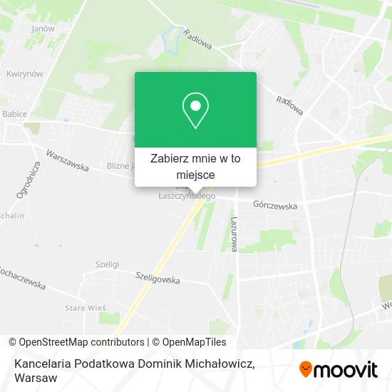 Mapa Kancelaria Podatkowa Dominik Michałowicz