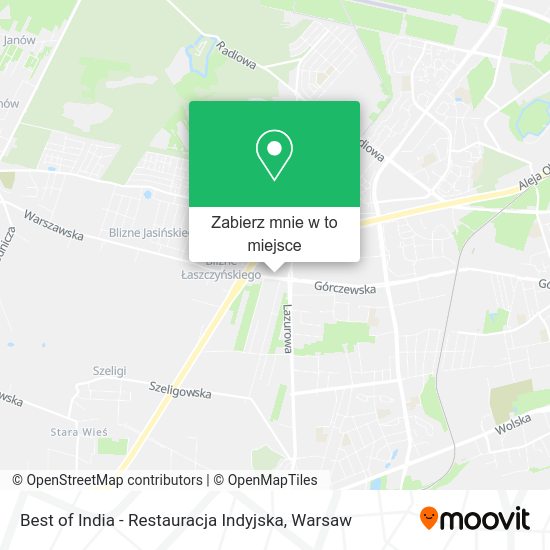 Mapa Best of India - Restauracja Indyjska