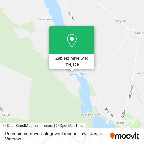 Mapa Przedsiebiorstwo Uslugowo Transportowe Jargos