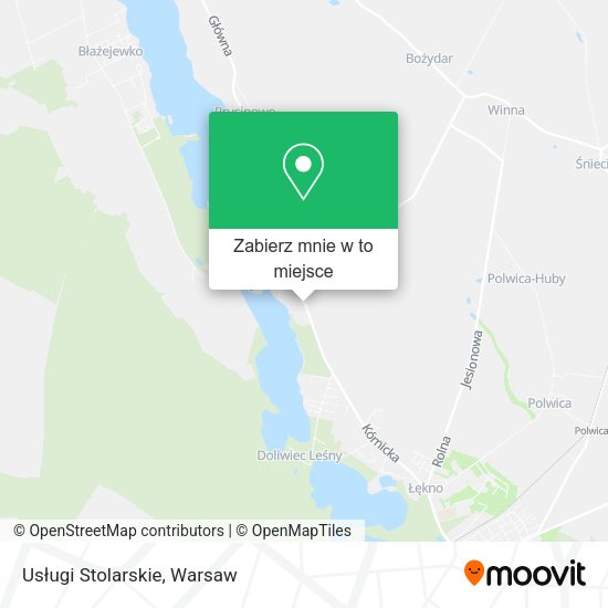 Mapa Usługi Stolarskie