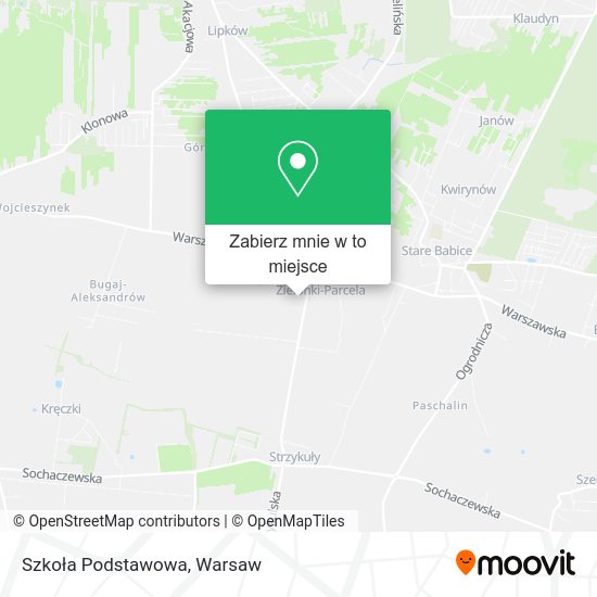 Mapa Szkoła Podstawowa