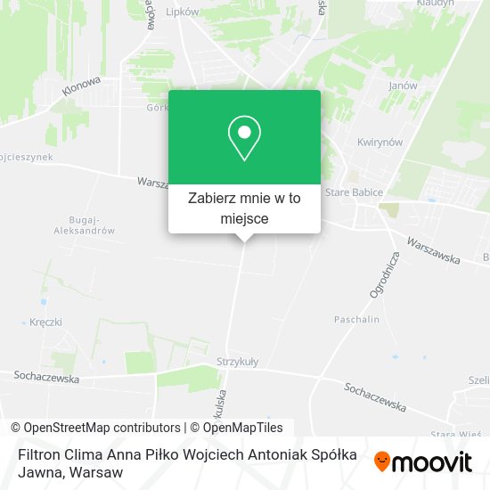 Mapa Filtron Clima Anna Piłko Wojciech Antoniak Spółka Jawna
