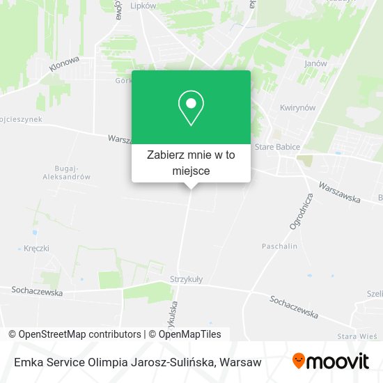 Mapa Emka Service Olimpia Jarosz-Sulińska