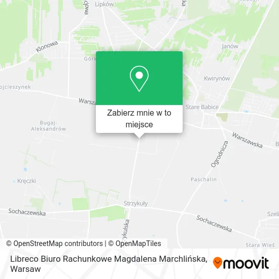 Mapa Libreco Biuro Rachunkowe Magdalena Marchlińska