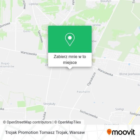 Mapa Trojak Promotion Tomasz Trojak