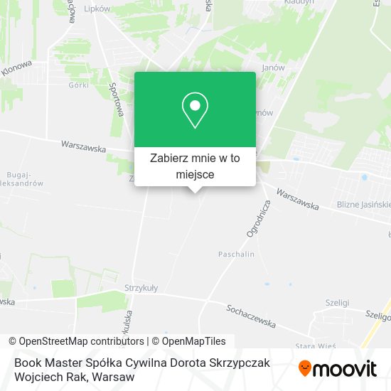 Mapa Book Master Spółka Cywilna Dorota Skrzypczak Wojciech Rak