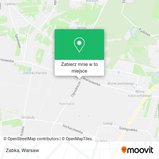 Mapa Zabka