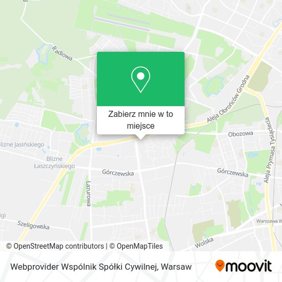 Mapa Webprovider Wspólnik Spółki Cywilnej