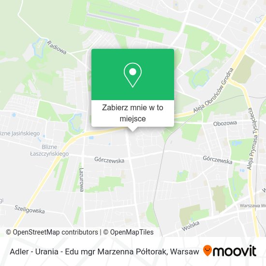 Mapa Adler - Urania - Edu mgr Marzenna Półtorak