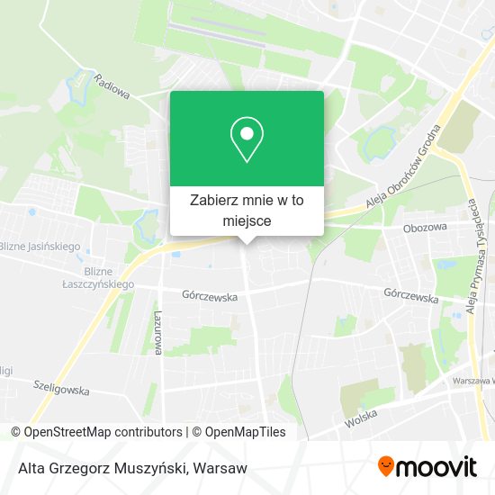 Mapa Alta Grzegorz Muszyński