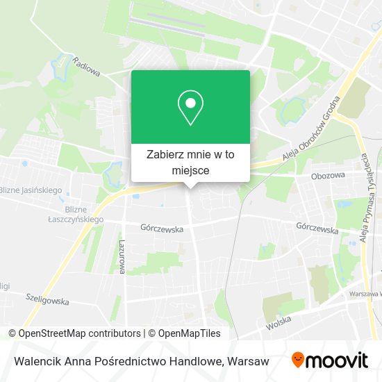 Mapa Walencik Anna Pośrednictwo Handlowe