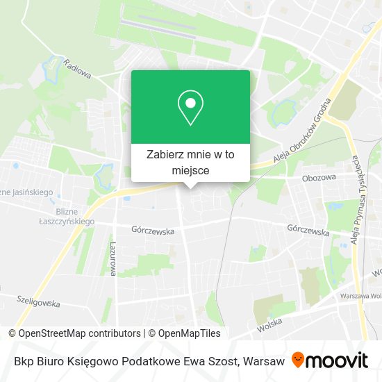 Mapa Bkp Biuro Księgowo Podatkowe Ewa Szost