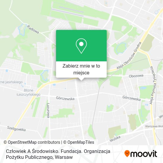 Mapa Człowiek A Środowisko. Fundacja. Organizacja Pożytku Publicznego