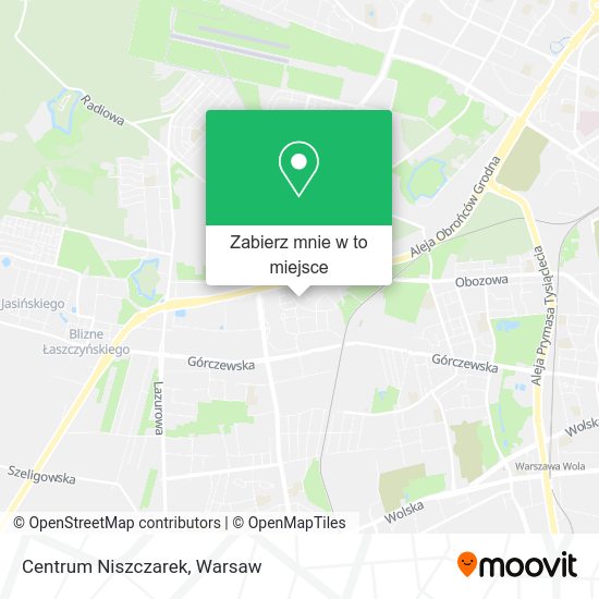 Mapa Centrum Niszczarek