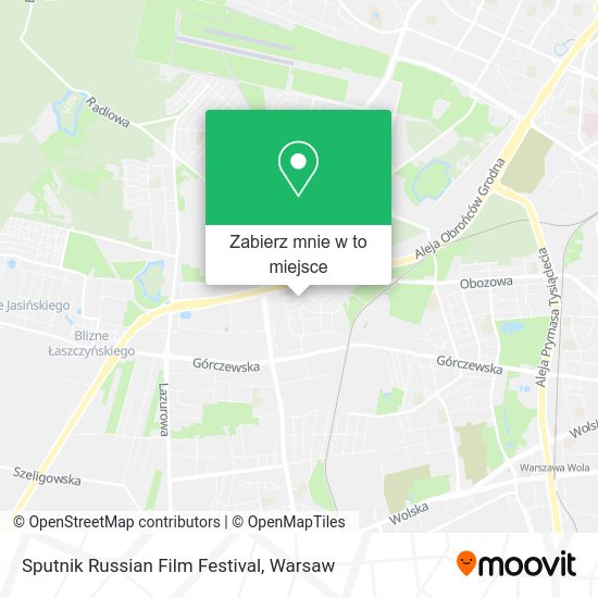 Mapa Sputnik Russian Film Festival