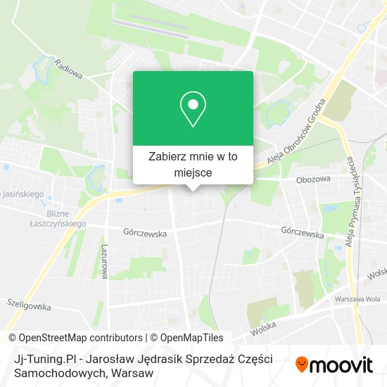 Mapa Jj-Tuning.Pl - Jarosław Jędrasik Sprzedaż Części Samochodowych