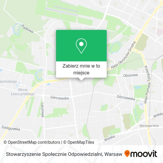 Mapa Stowarzyszenie Społecznie Odpowiedzialni