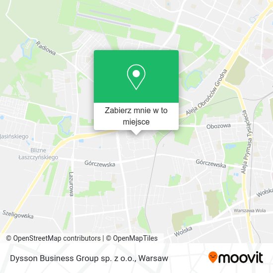 Mapa Dysson Business Group sp. z o.o.