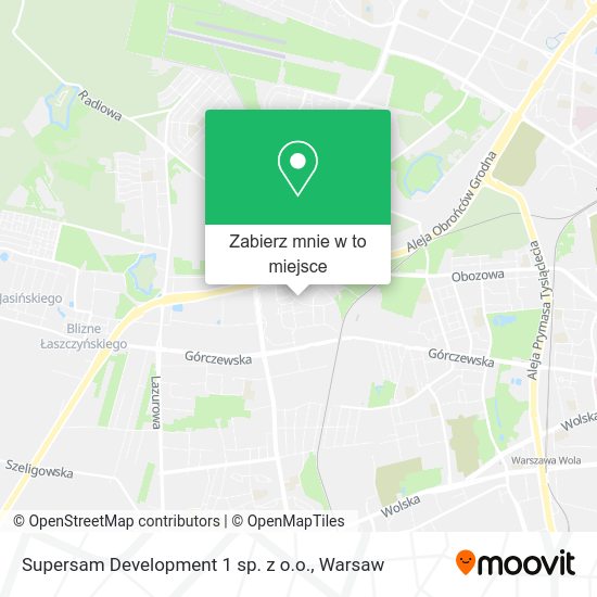 Mapa Supersam Development 1 sp. z o.o.