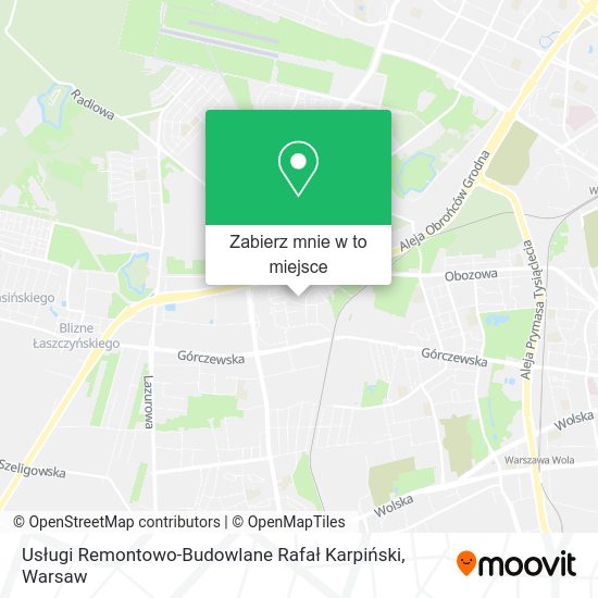 Mapa Usługi Remontowo-Budowlane Rafał Karpiński