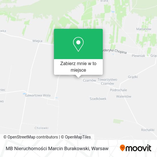 Mapa MB Nieruchomości Marcin Burakowski