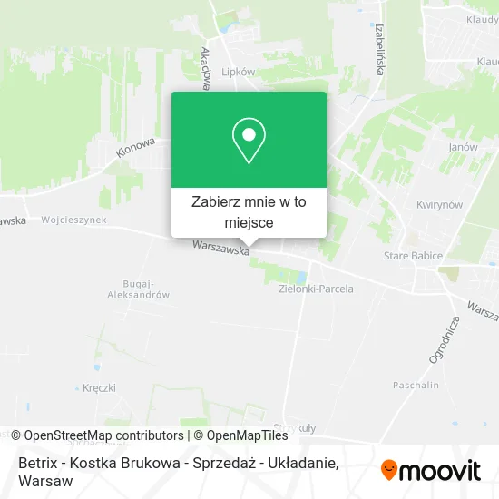 Mapa Betrix - Kostka Brukowa - Sprzedaż - Układanie