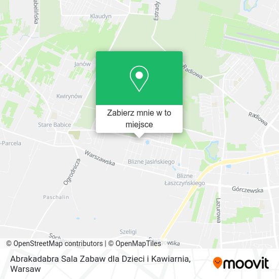 Mapa Abrakadabra Sala Zabaw dla Dzieci i Kawiarnia