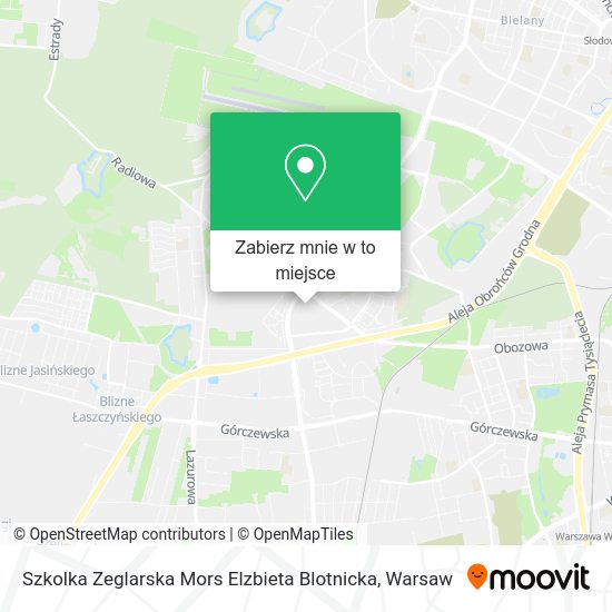 Mapa Szkolka Zeglarska Mors Elzbieta Blotnicka