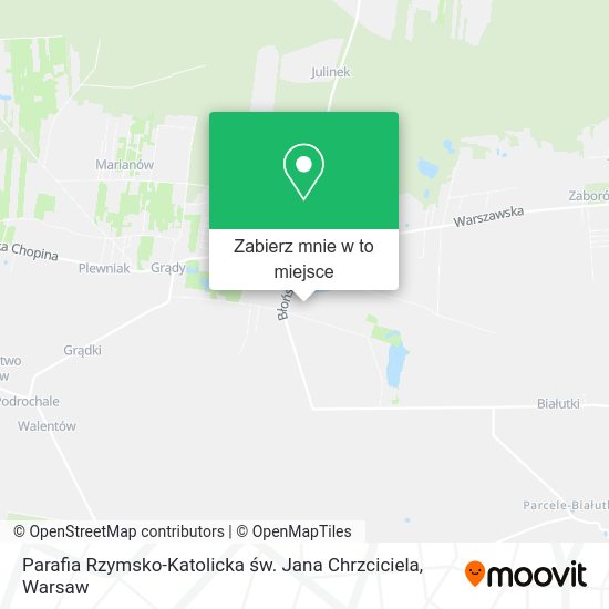 Mapa Parafia Rzymsko-Katolicka św. Jana Chrzciciela