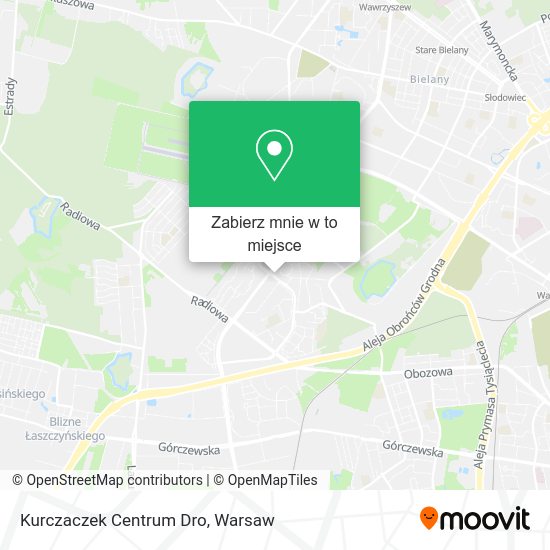 Mapa Kurczaczek Centrum Dro