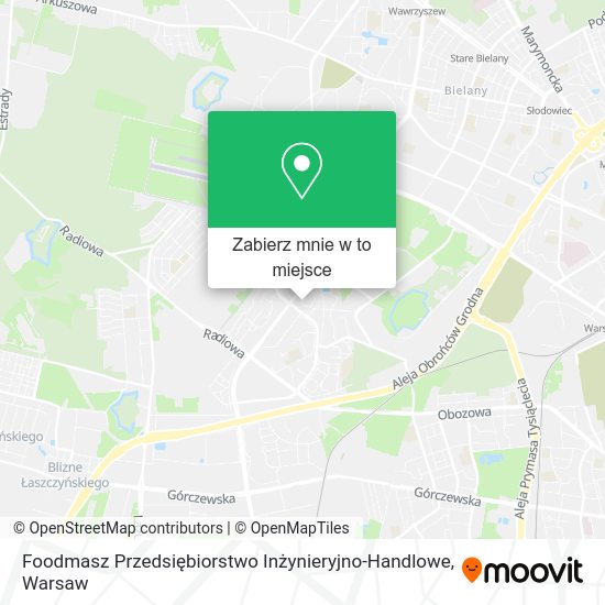 Mapa Foodmasz Przedsiębiorstwo Inżynieryjno-Handlowe