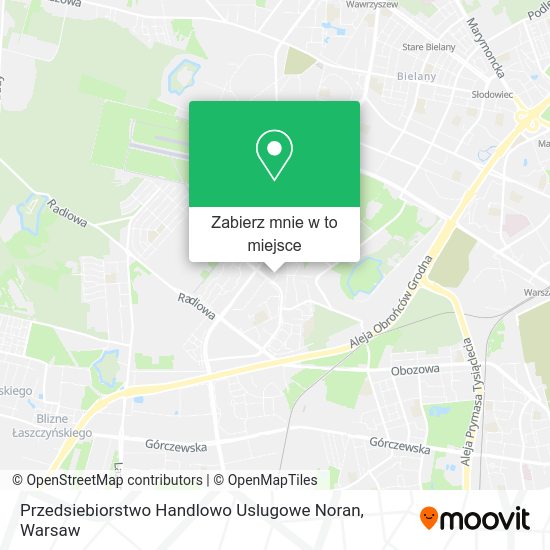 Mapa Przedsiebiorstwo Handlowo Uslugowe Noran