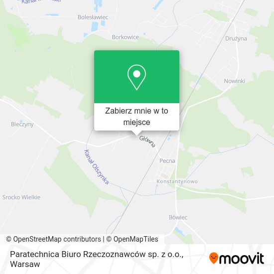 Mapa Paratechnica Biuro Rzeczoznawców sp. z o.o.