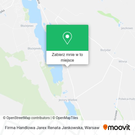 Mapa Firma Handlowa Jarex Renata Jankowska