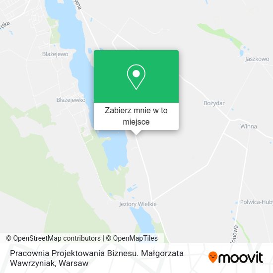 Mapa Pracownia Projektowania Biznesu. Małgorzata Wawrzyniak