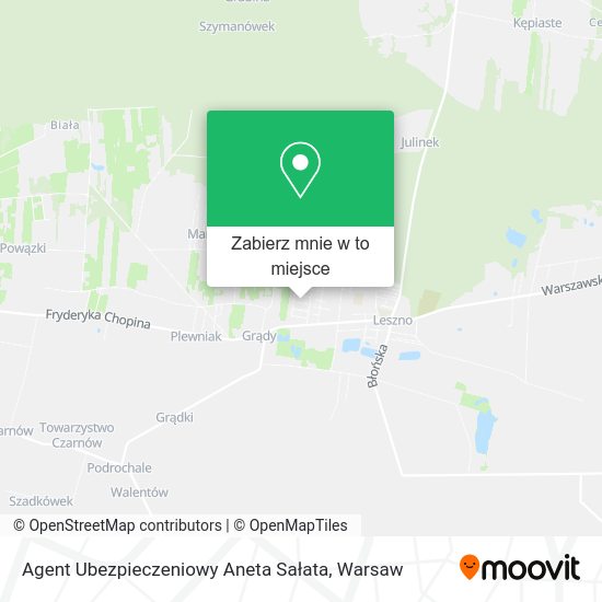 Mapa Agent Ubezpieczeniowy Aneta Sałata