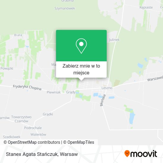 Mapa Stanex Agata Stańczuk