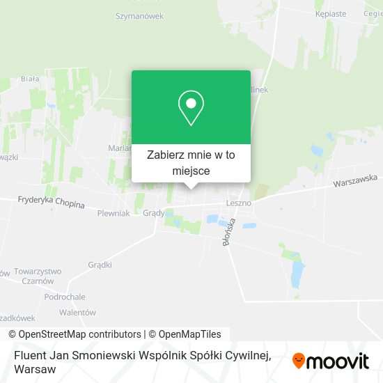 Mapa Fluent Jan Smoniewski Wspólnik Spółki Cywilnej
