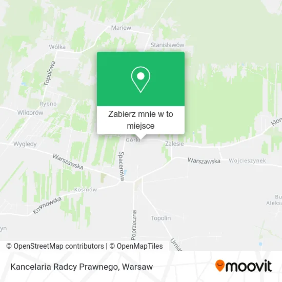 Mapa Kancelaria Radcy Prawnego
