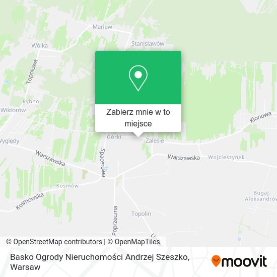 Mapa Basko Ogrody Nieruchomości Andrzej Szeszko