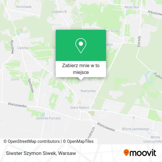 Mapa Siwster Szymon Siwek