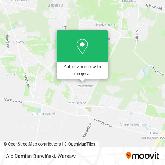 Mapa Aic Damian Barwiński
