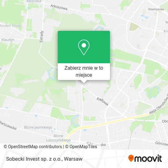 Mapa Sobecki Invest sp. z o.o.
