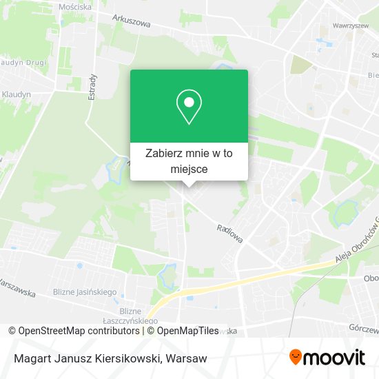 Mapa Magart Janusz Kiersikowski