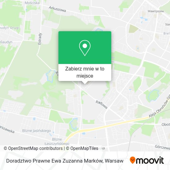 Mapa Doradztwo Prawne Ewa Zuzanna Marków